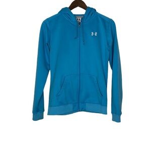 Under Armour Light Blue‎ Zip Up Jacket Size Medium